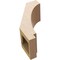Ekena Millwork 5-inch W x 8-inch D x 12-inch H Imperial Rough Cedar Woodgrain TimberThane Knee Brace, Primed BRCUR05X08X12IMPRCPR - alternate 4